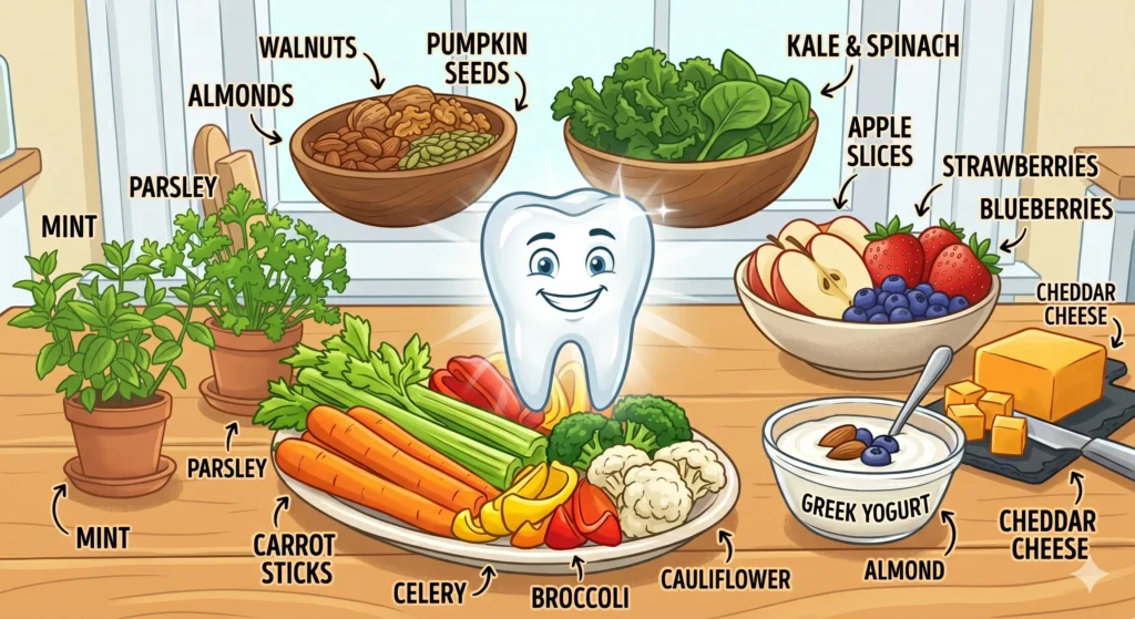 healthy diet for children strong teeth
