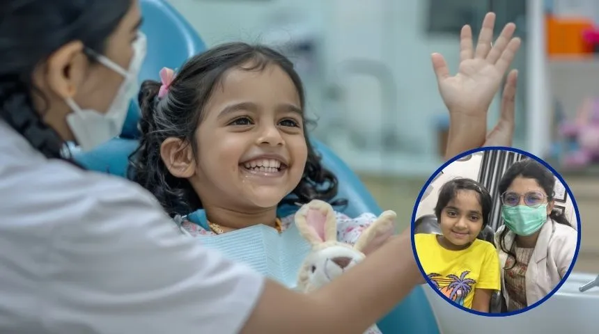 Pediatric dentist in South Kolkata providing gentle dental care for kids