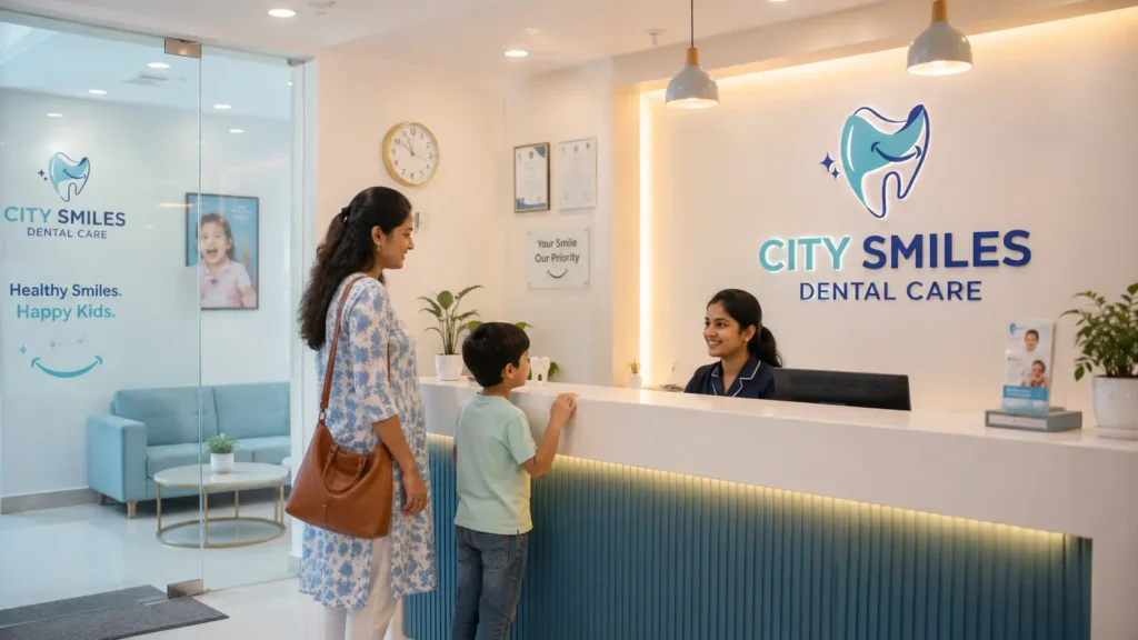  City Smiles Dental Care South Kolkata — welcoming pediatric dental clinic for children's first dental visits