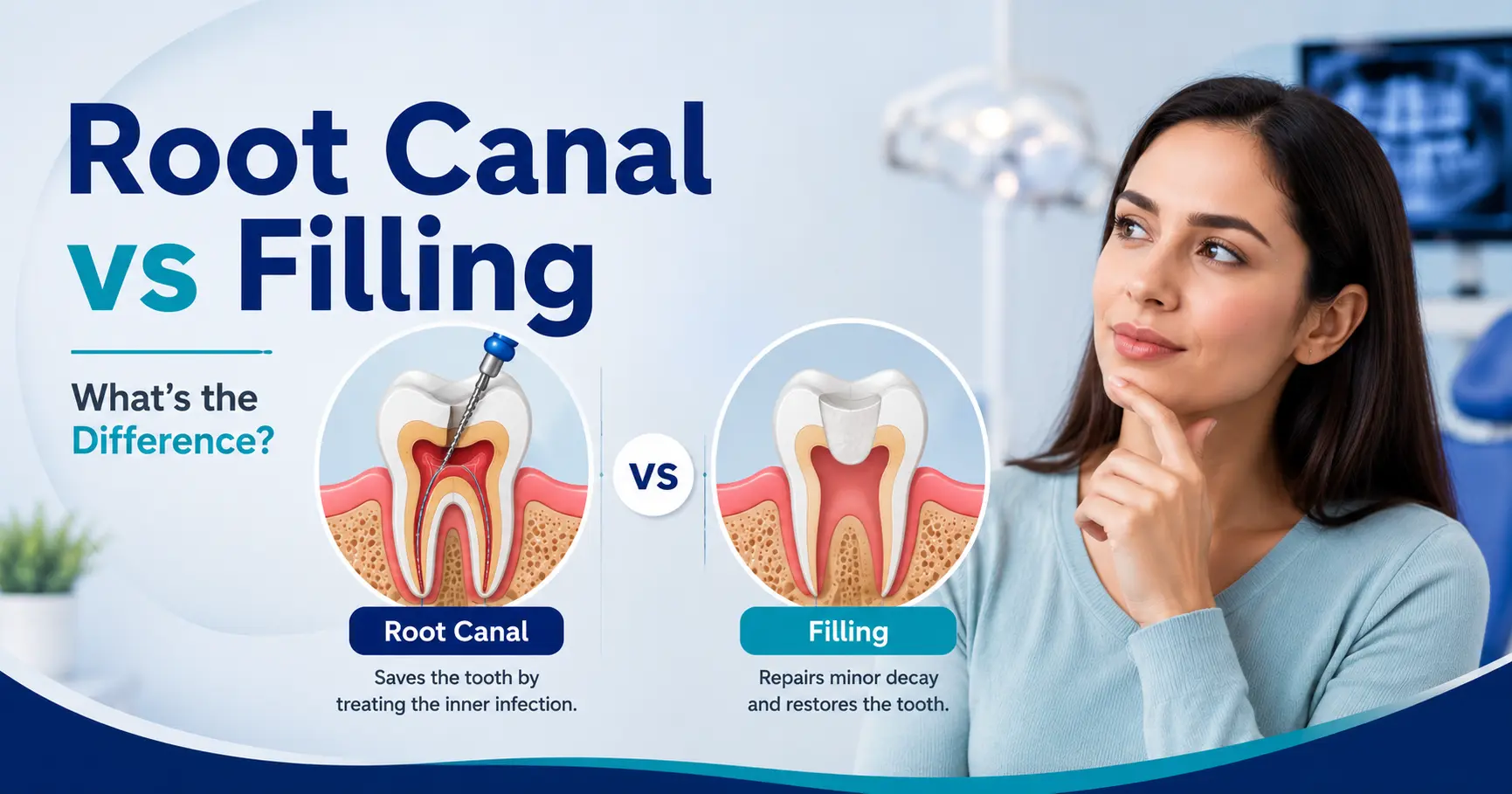 Root Canal vs Filling